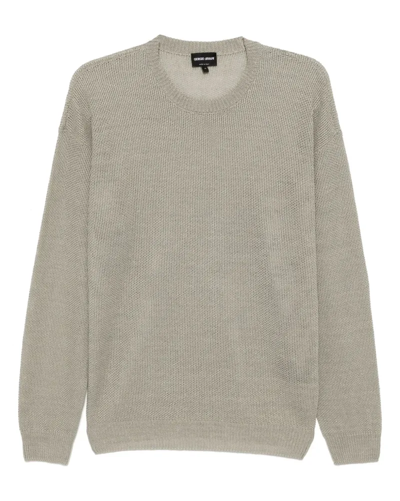 Giorgio Armani Gestricktes T-Shirt - Nude Nude