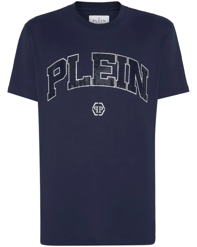 Philipp Plein Stones T-Shirt - Blau Blau