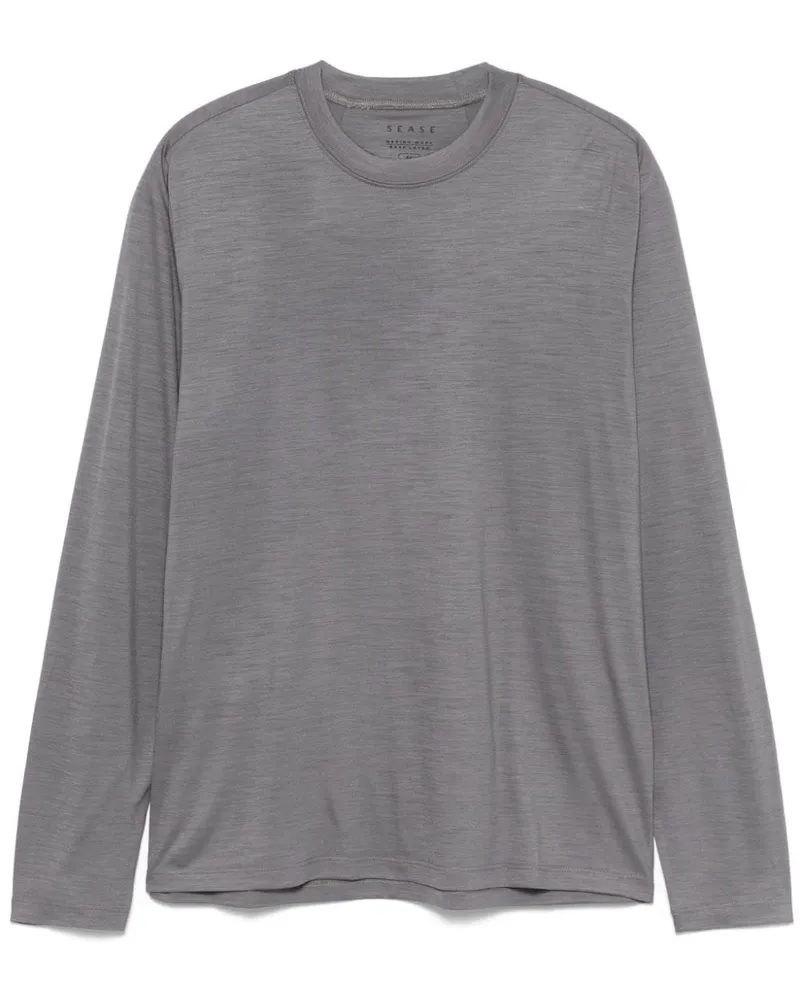 SEASE T-Shirt aus Schurwolle - Grau Grau