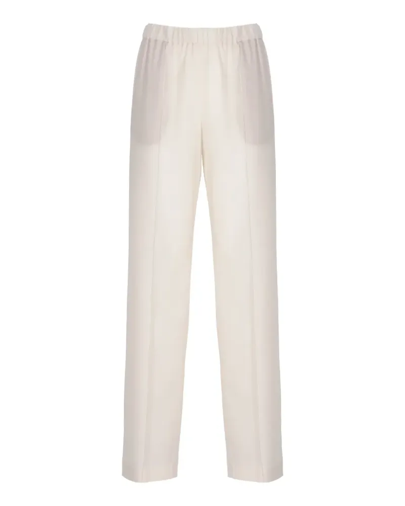 Fabiana Filippi Gubbio elasticated-waist trousers - Weiß Weiß