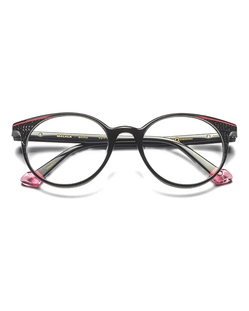 Etnia Barcelona Brille mit rundem Gestell - Schwarz Schwarz