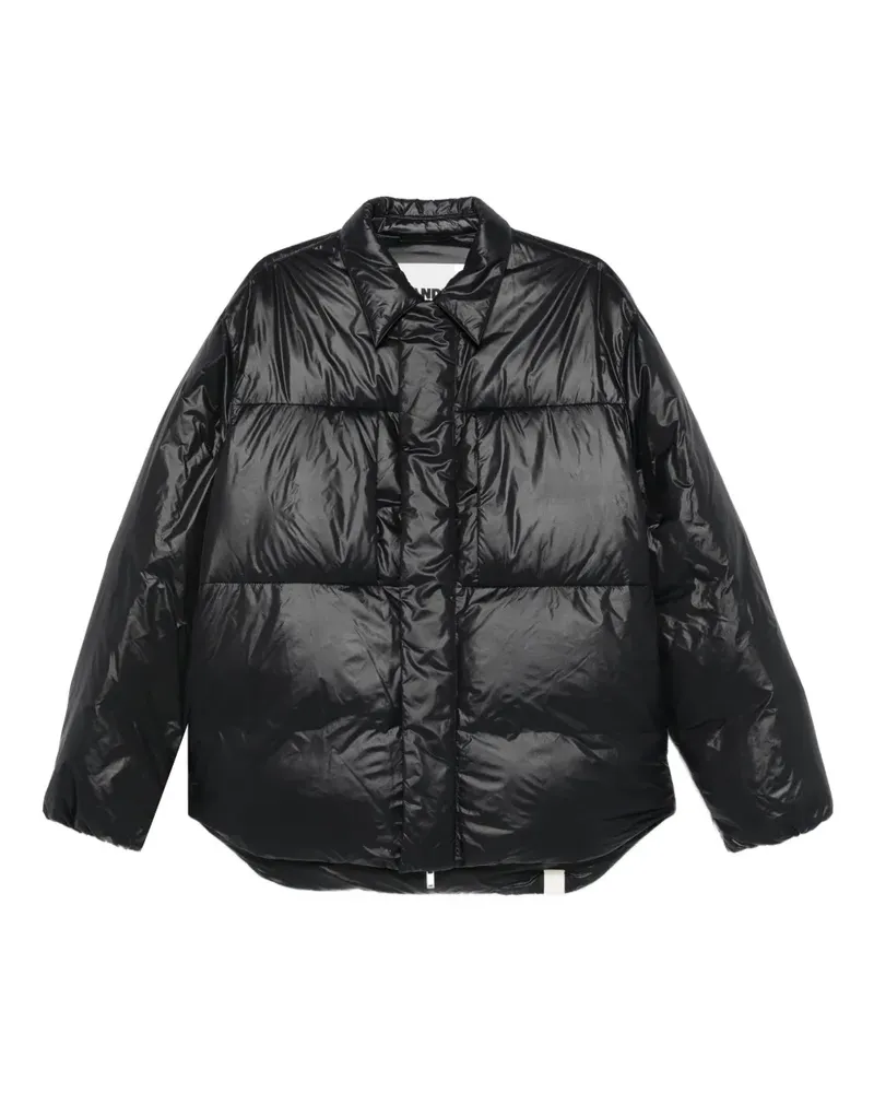 Jil Sander Gesteppte Jacke - Schwarz Schwarz