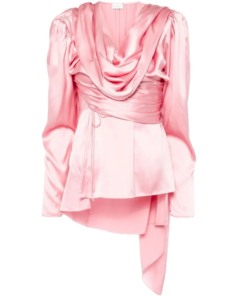 Magda Butrym Seidenbluse mit langen Ärmeln - Rosa Rosa