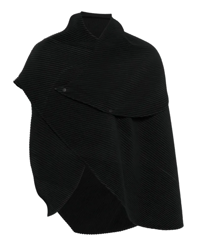 Issey Miyake pleated button jacket - Schwarz Schwarz