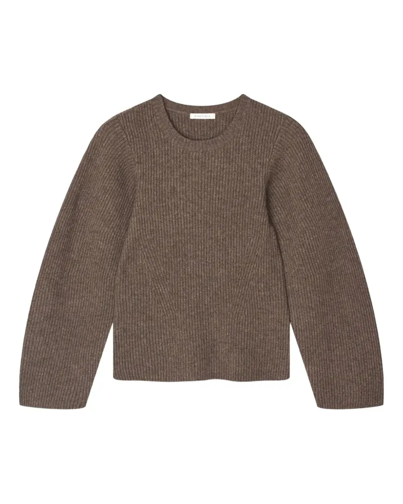 By Malene Birger Bianca ribbed-knit sweater - Braun Braun