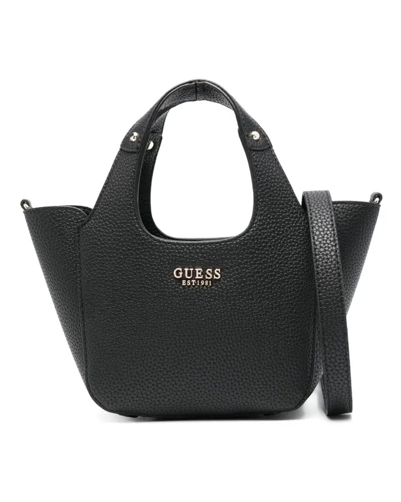 Guess Mini Helina Tote Bag - Schwarz Schwarz