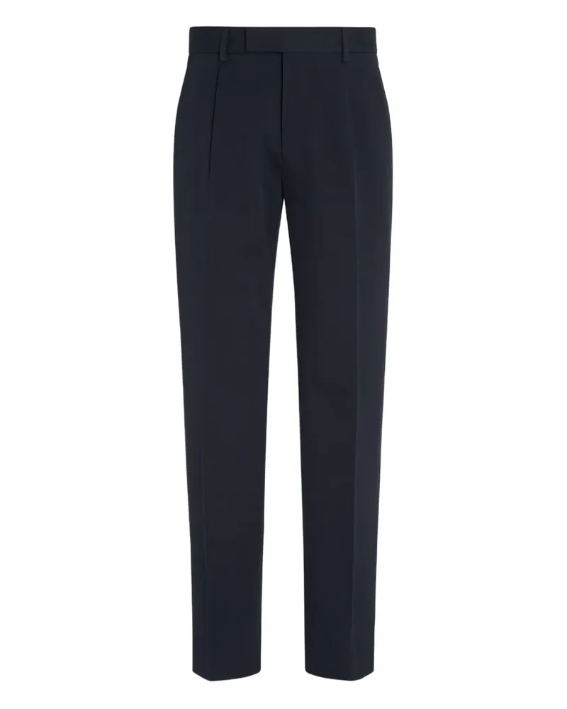 Ermenegildo Zegna Klassische Bundfaltenhose - Blau Blau