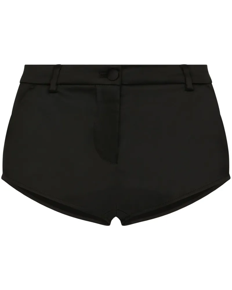 Dolce & Gabbana Shorts aus Satin - Schwarz Schwarz