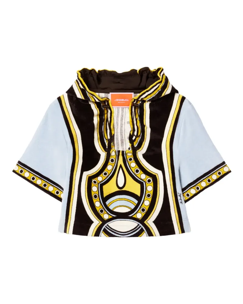 La DoubleJ Portal Tee Hoodie aus Placée - Blau Blau