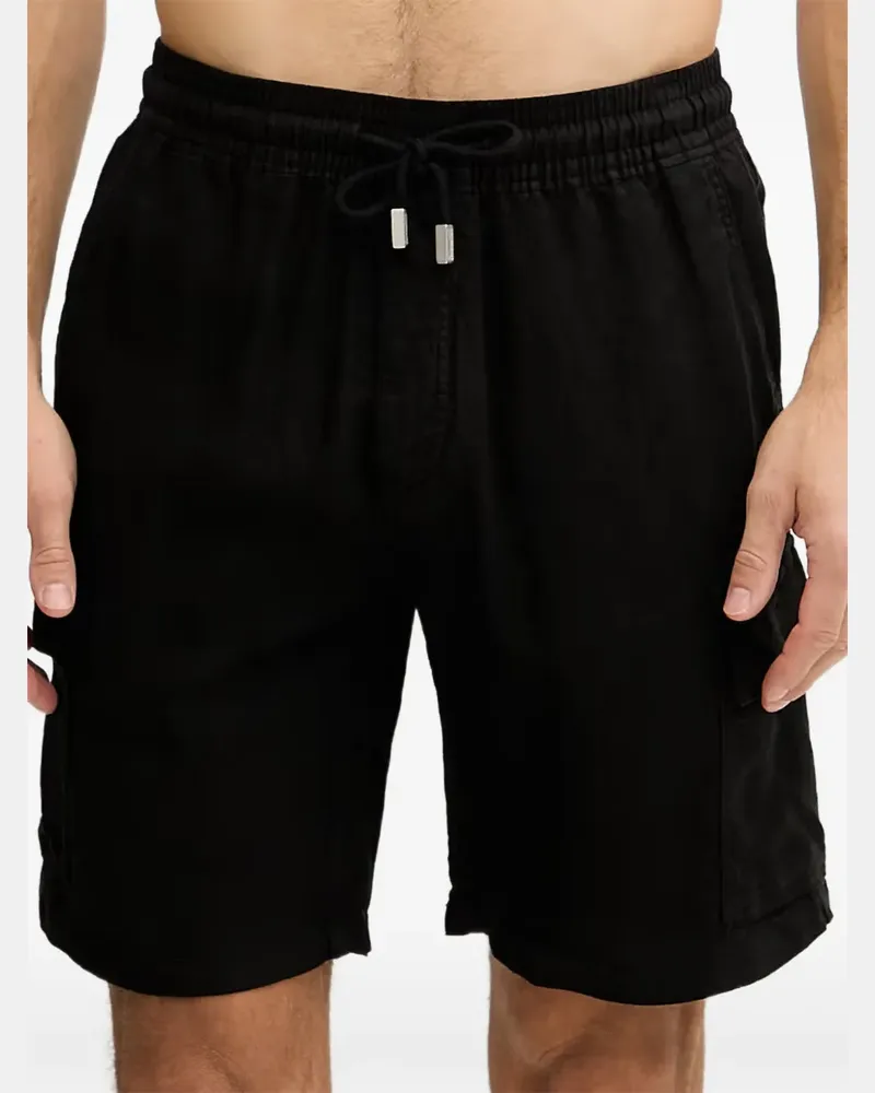 Vilebrequin Cargo-Shorts mit Kordelzug - Schwarz Schwarz
