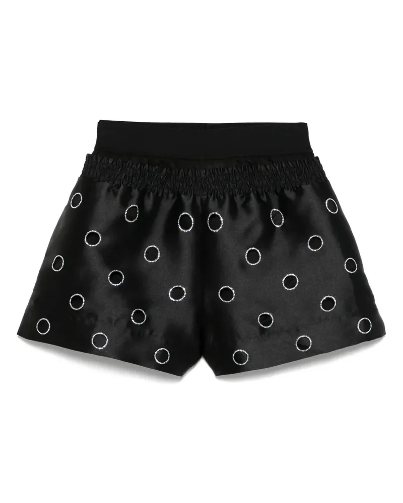 Sandro Shorts mit Polka Dots - Schwarz Schwarz