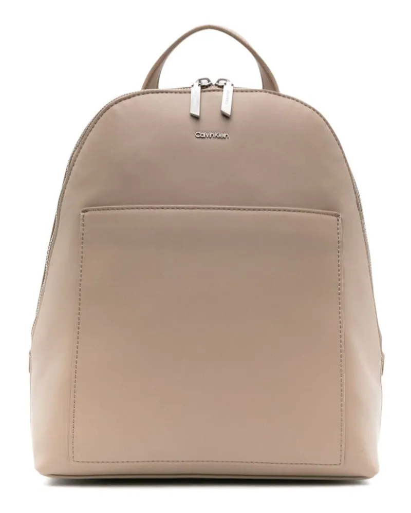 Calvin Klein Rucksack mit Logo Nude