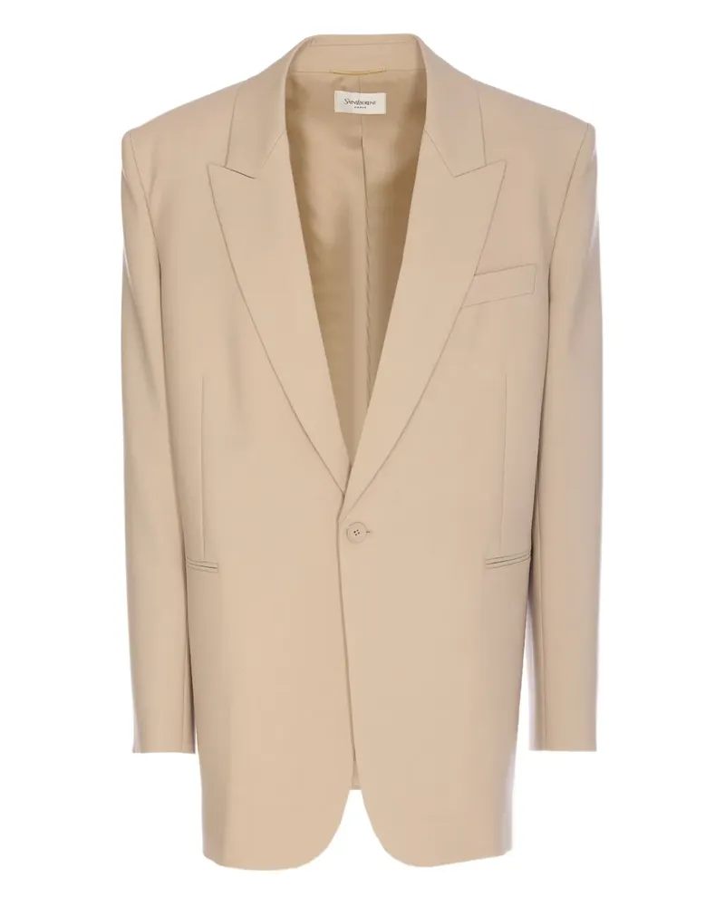 Saint Laurent Klassisches Sakko - Nude Nude