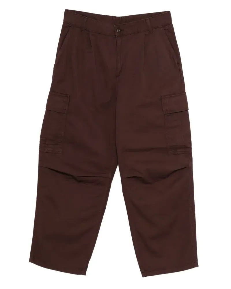 Carhartt WIP Hose mit Logo-Patch - Braun Braun