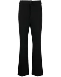 Moncler Ausgestellte High-Waist-Hose Schwarz