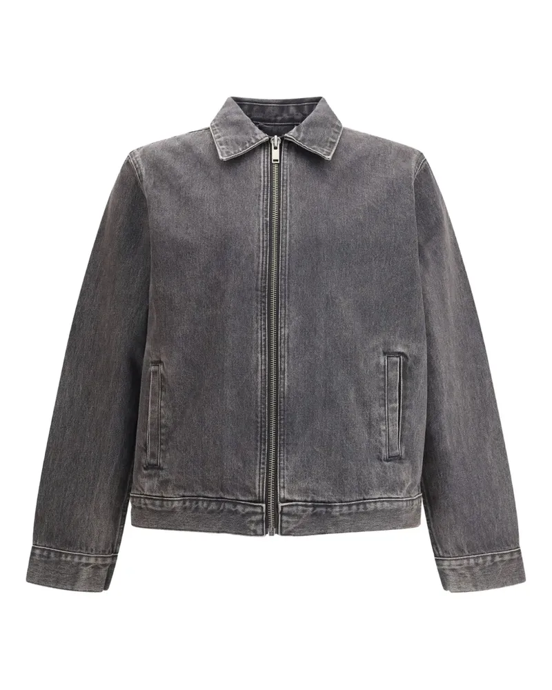 7 for all mankind Jeansjacke mit Reißverschluss - Blau Blau
