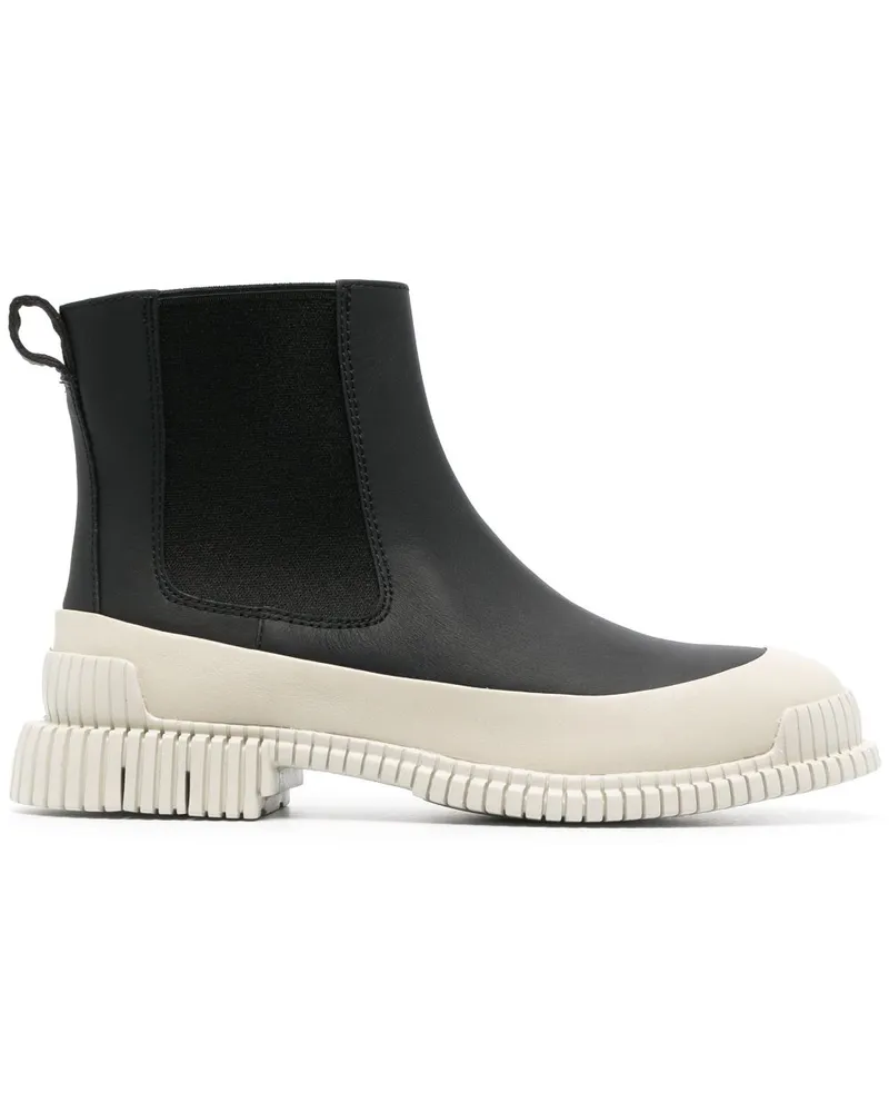 Camper Slip-On-Stiefeletten - Schwarz Schwarz