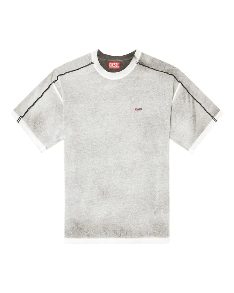 Diesel T-Riven T-shirt - Grau Grau