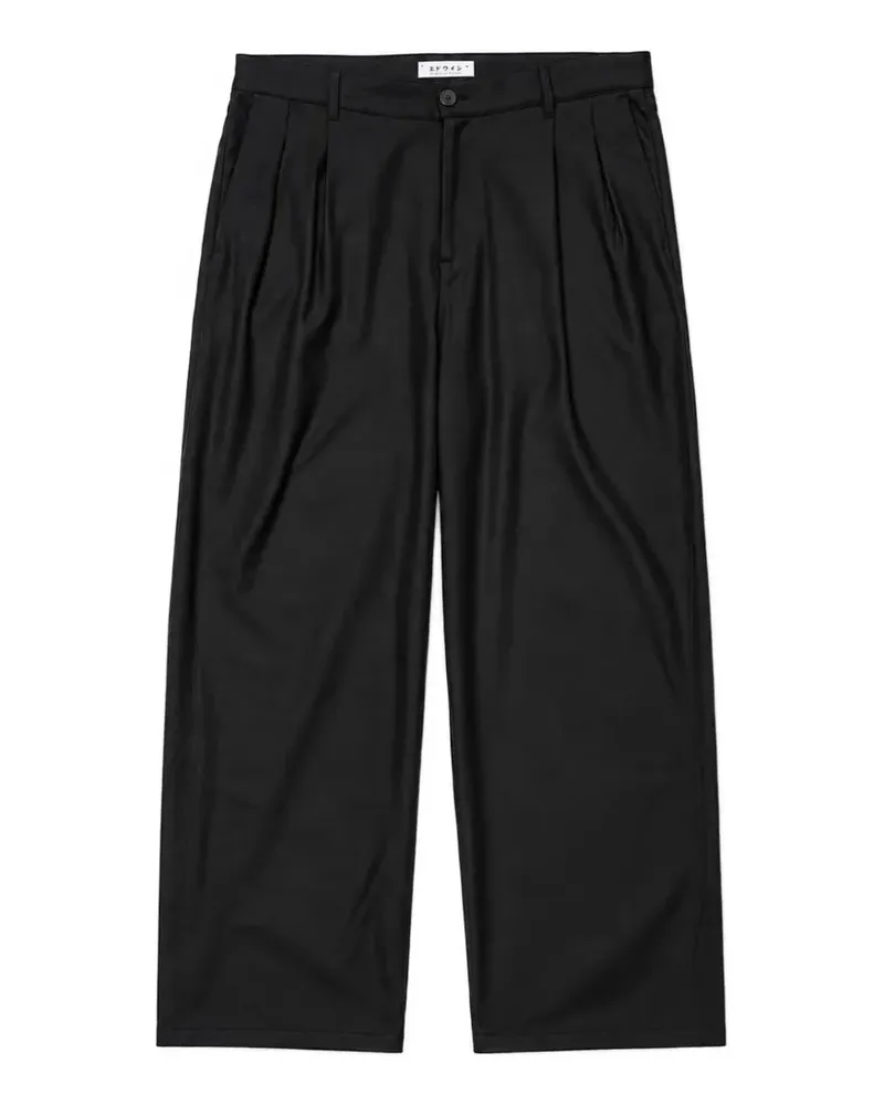 Edwin Jeans Alden Hose mit Falten - Schwarz Schwarz