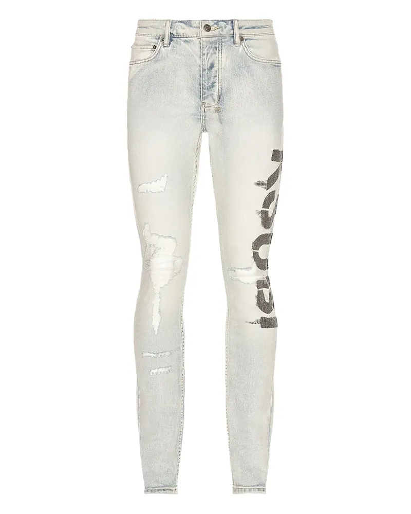 ksubi Skinny-Jeans im Distressed-Look - Blau Blau
