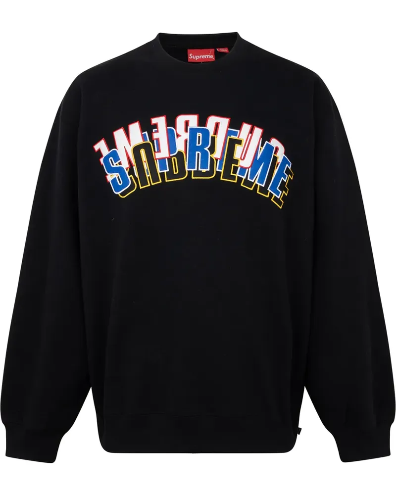 Supreme Being Sweatshirt mit Rundhalsausschnitt - Schwarz Schwarz