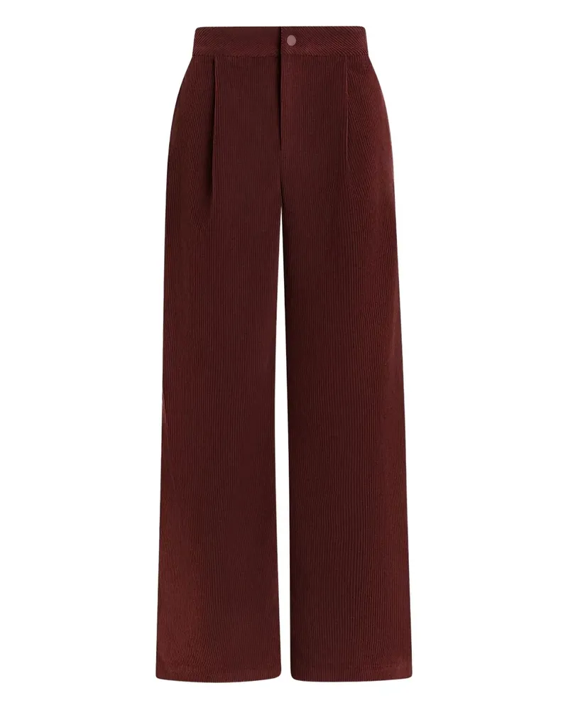Varley pleated wide-leg trousers - Rot Rot