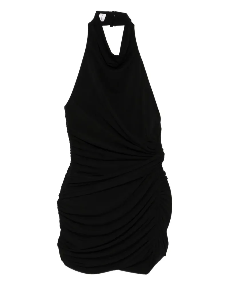 ANDAMANE Stella Minikleid mit Neckholder-Ausschnitt - Schwarz Schwarz