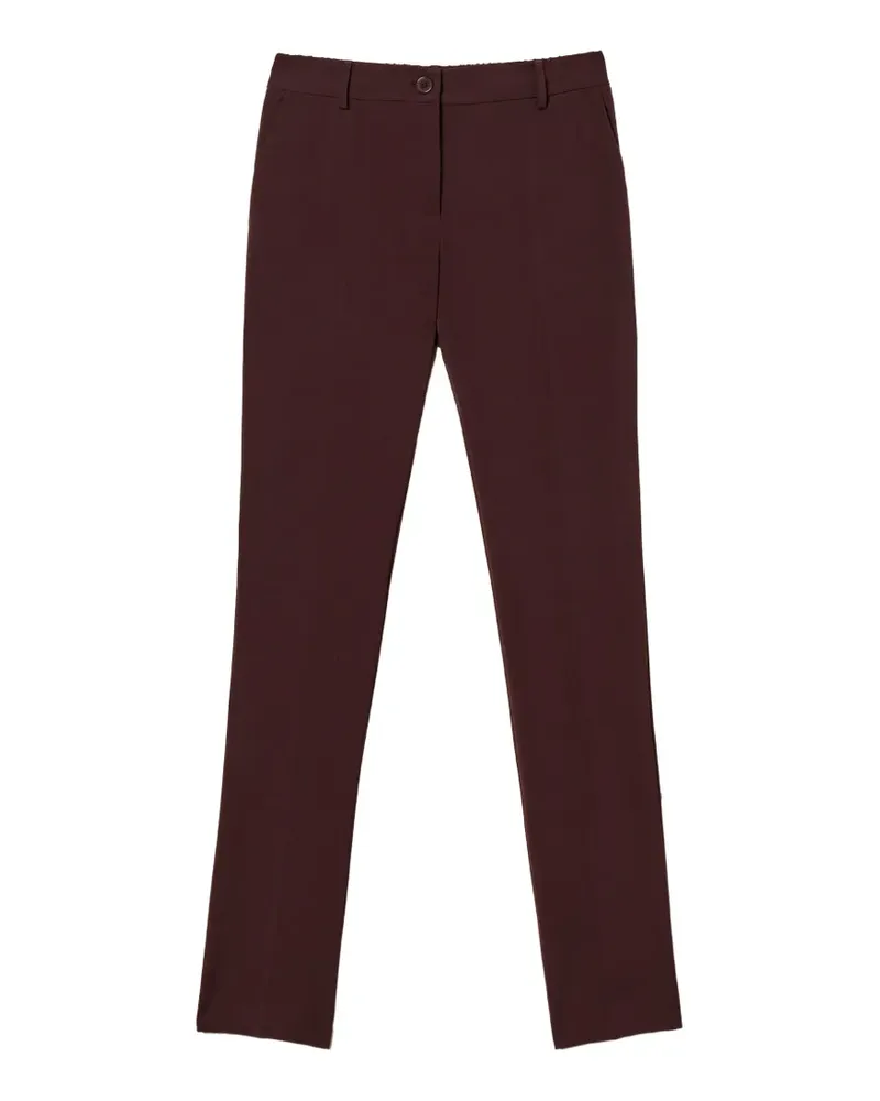 Twin-Set Zigarettenhose mit Taschen - Braun Braun