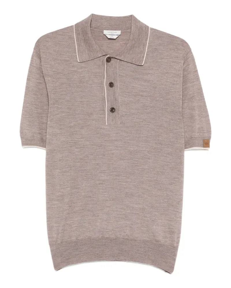 Jacob Cohën button short-sleeve polo shirt - Nude Nude