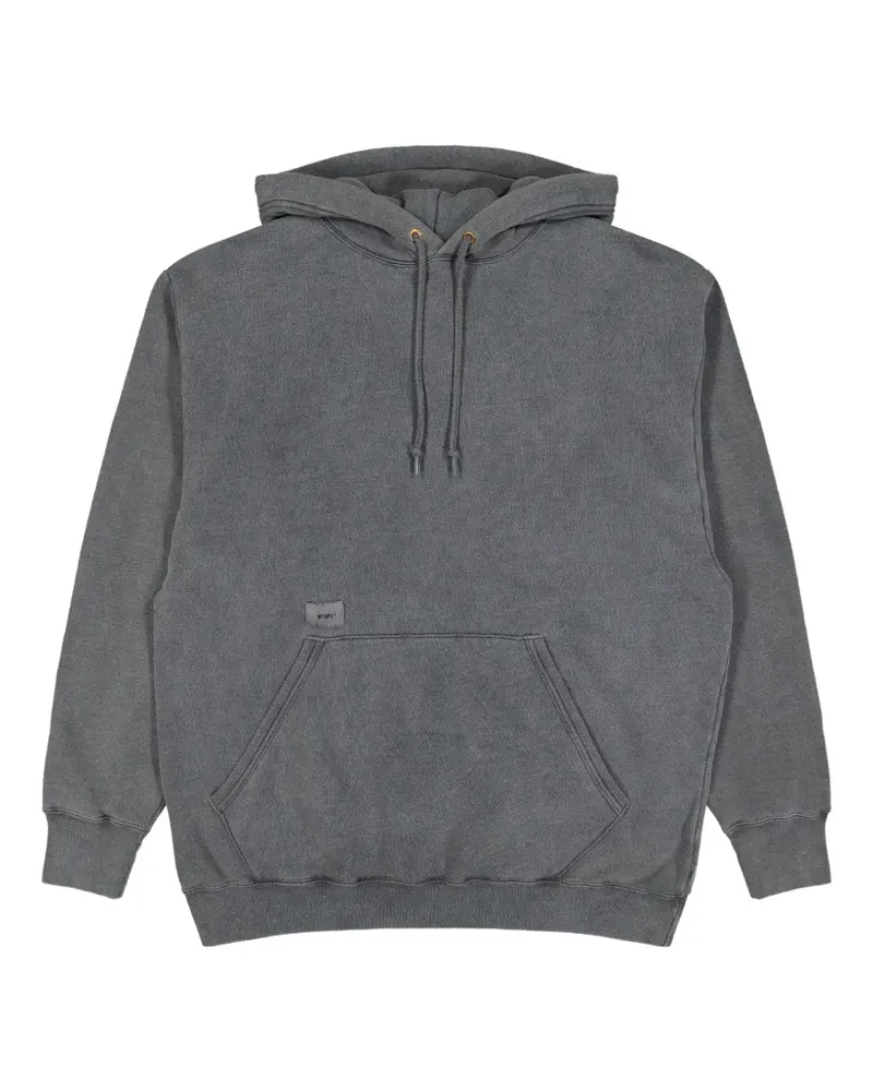 WTAPS logo-print hoodie - Grau Grau