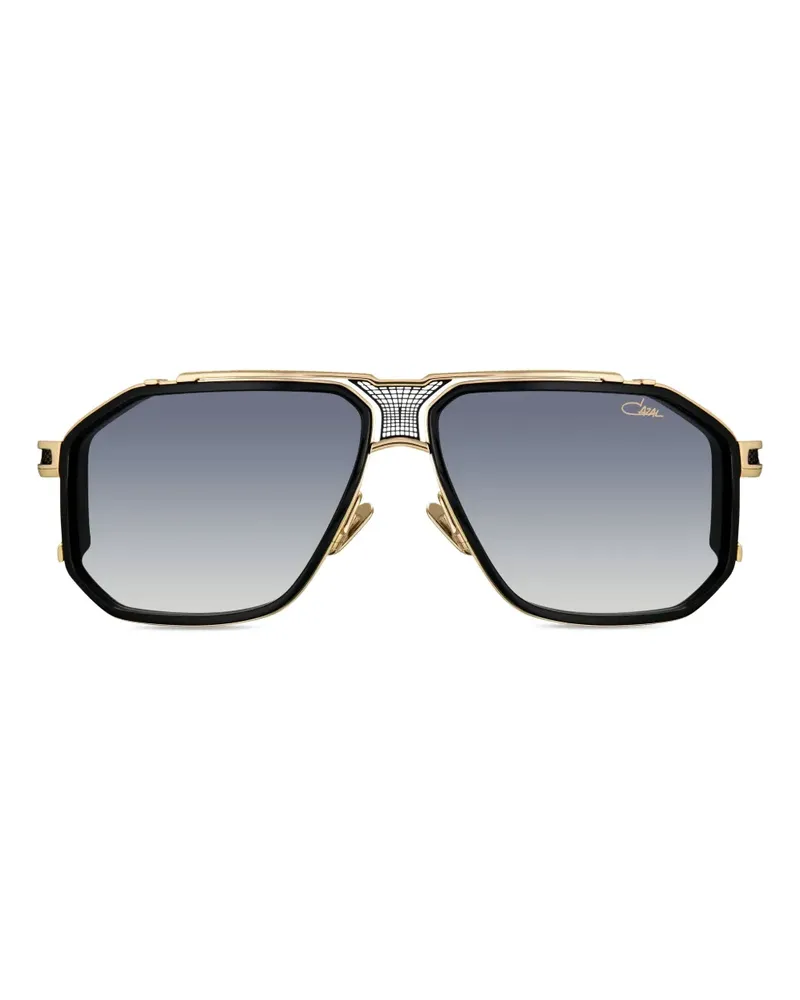 CAZAL Geometrische Sonnenbrille mit goldfarbenem Detail Gold