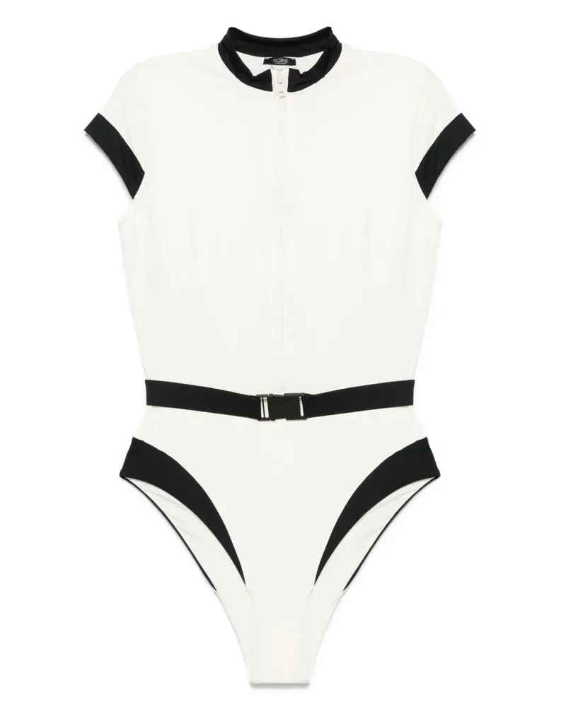 Noire Swimwear Iara Badeanzug - Weiß Weiß