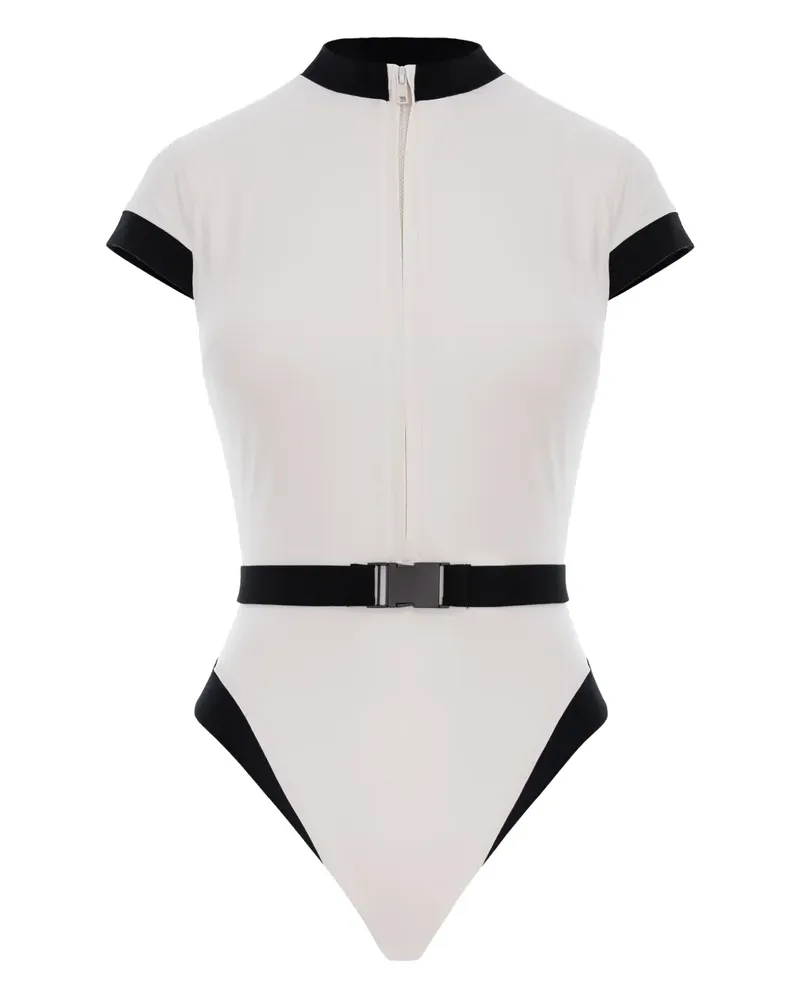 Noire Swimwear Iara Badeanzug - Weiß Weiß