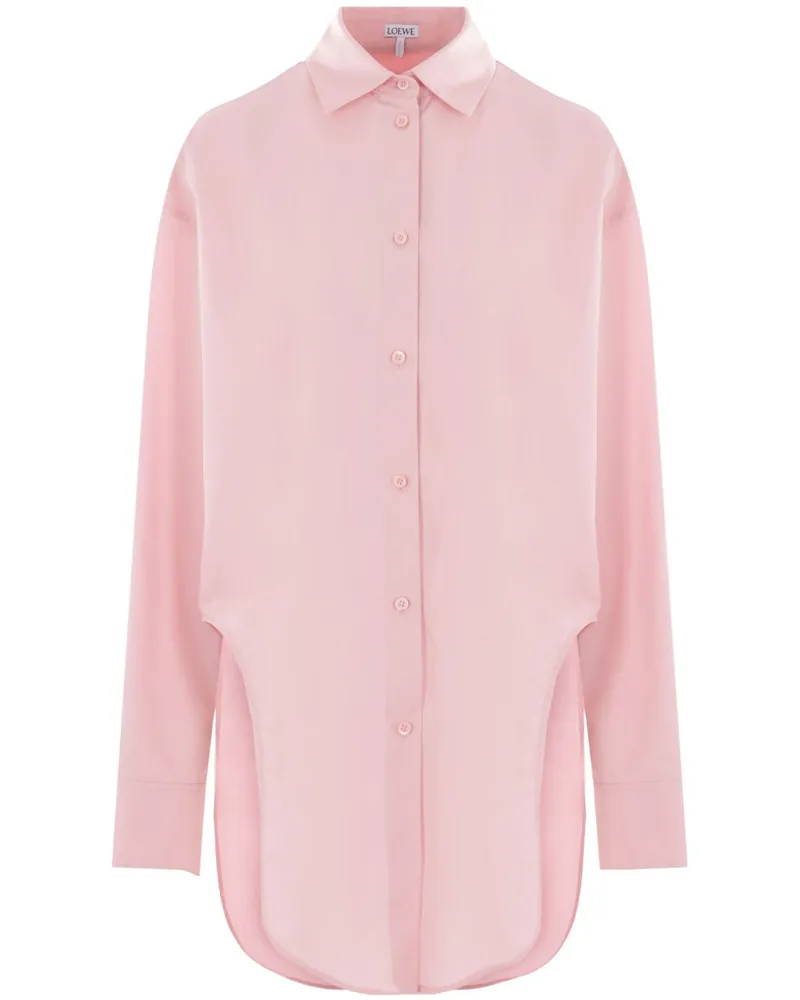 Loewe Hemd aus Popeline - Rosa Rosa