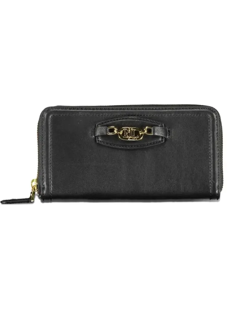 Ralph Lauren chain logo wallet - Schwarz Schwarz