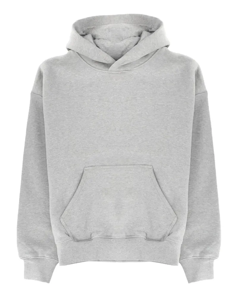 PURPLE BRAND cotton hoodie - Grau Grau