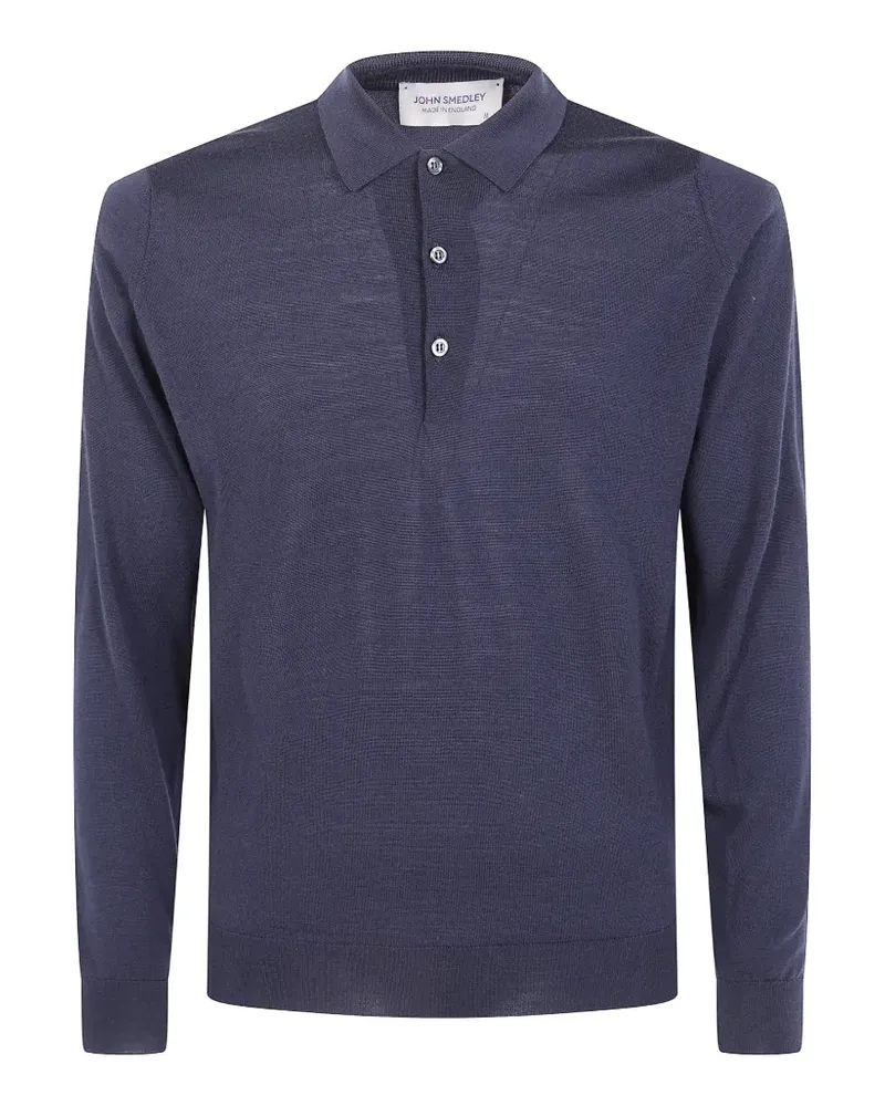 John Smedley Belper' Poloshirt - Blau Blau
