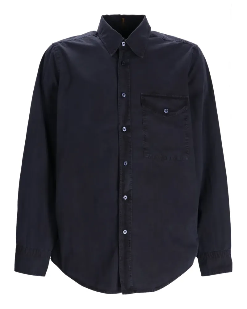 HUGO BOSS Langärmeliges Hemd - Blau Blau