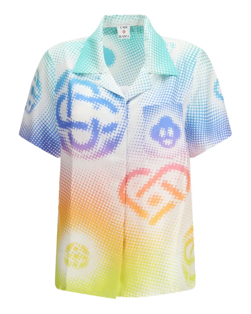 Casablanca Paris printed shirt - Weiß Weiß