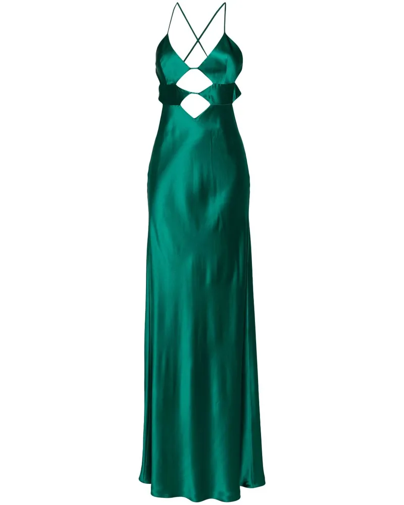 mason by michelle mason Abendkleid mit Cut-Out-Detail - Grün Grün