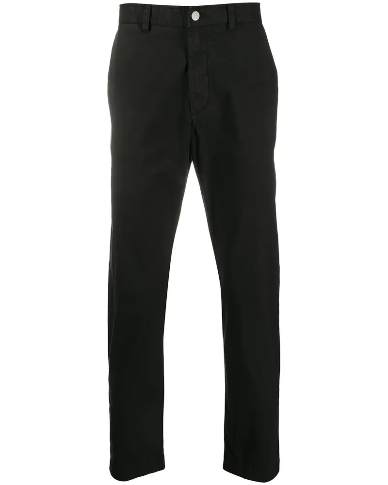 Diesel Schmale Cropped-Hose - Schwarz Schwarz