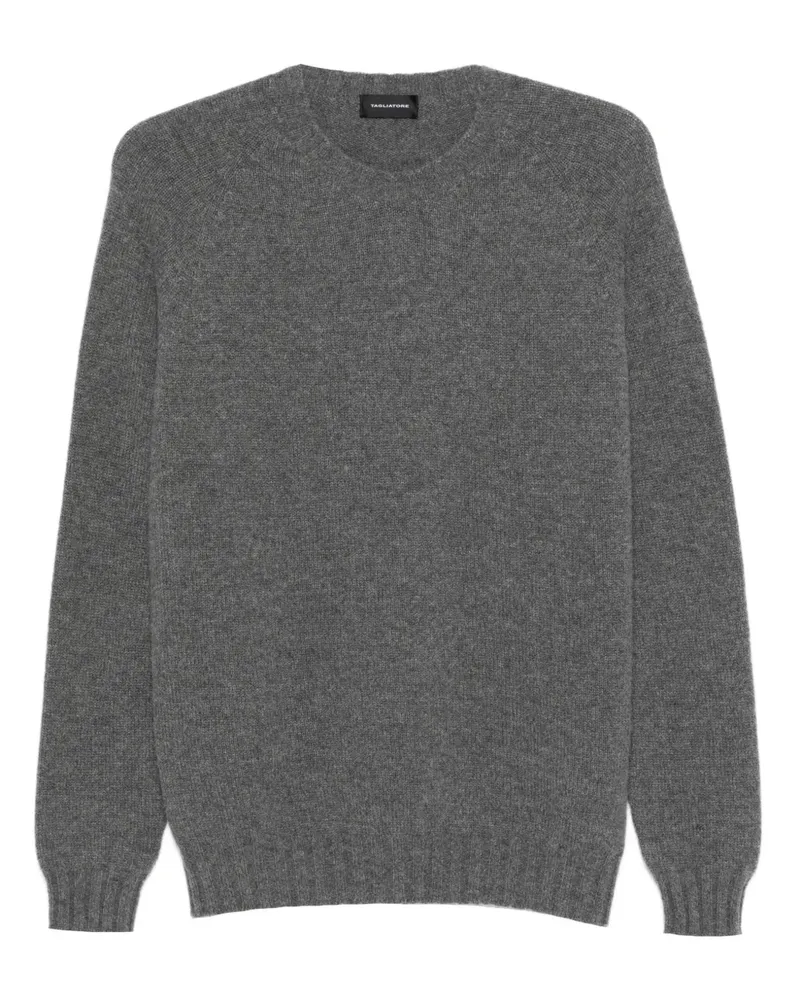 Tagliatore Pullover mit V-Ausschnitt - Grau Grau