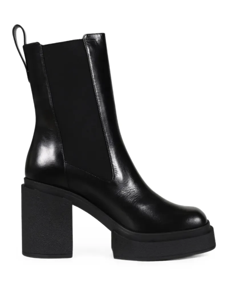 NODALETO Bulla Seth platform boots - Schwarz Schwarz