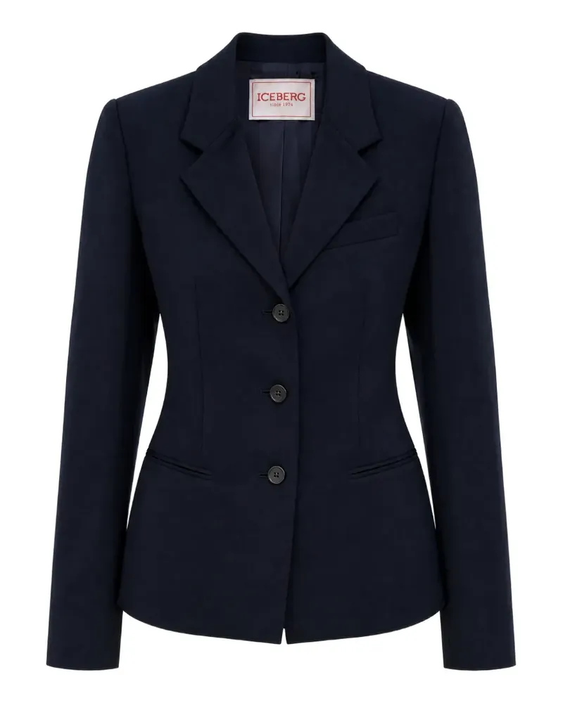 Iceberg single-breasted tailored blazer - Blau Blau