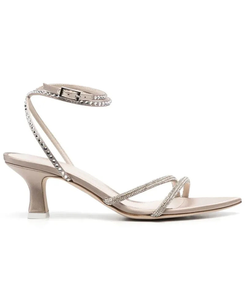 3JUIN Verzierte Sandalen - Nude Nude
