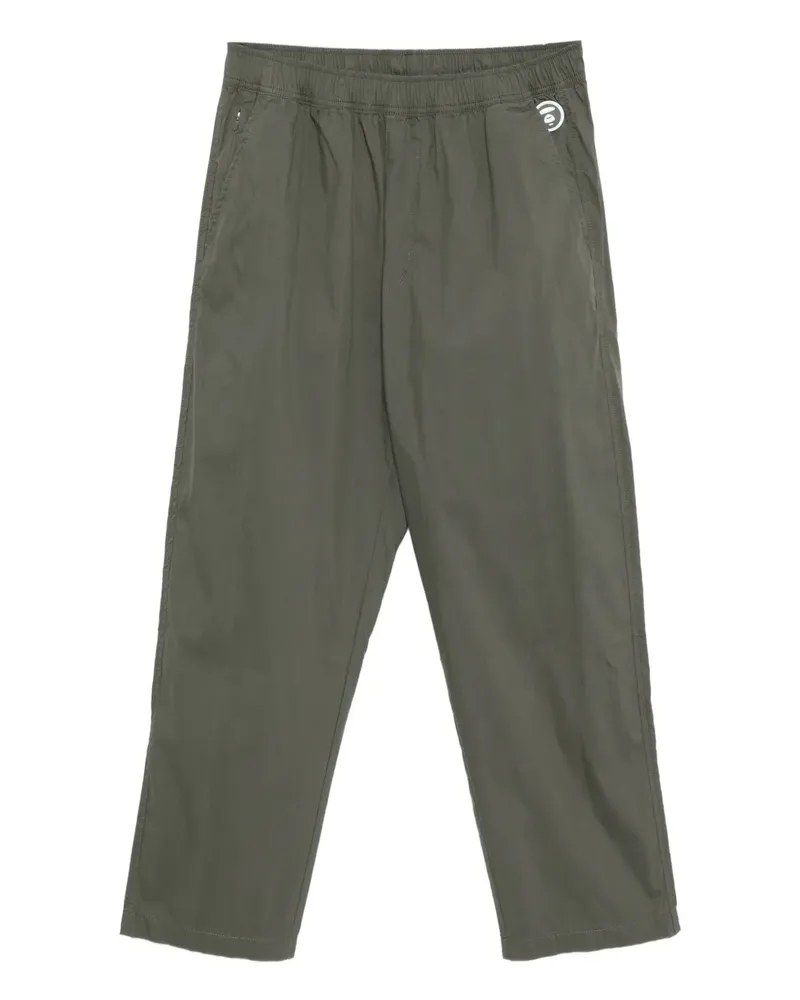 BAPE Hose mit Logo-Schild - Grün Grün