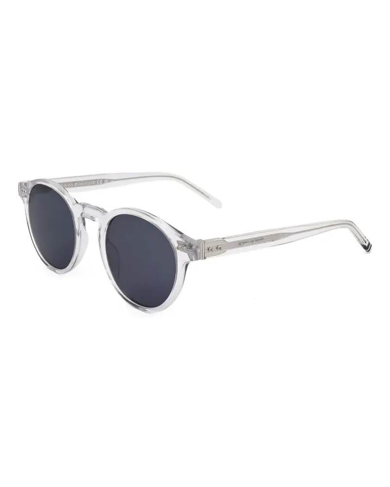 Tommy Hilfiger Sonnenbrille mit rundem Gestell - Weiß Weiß