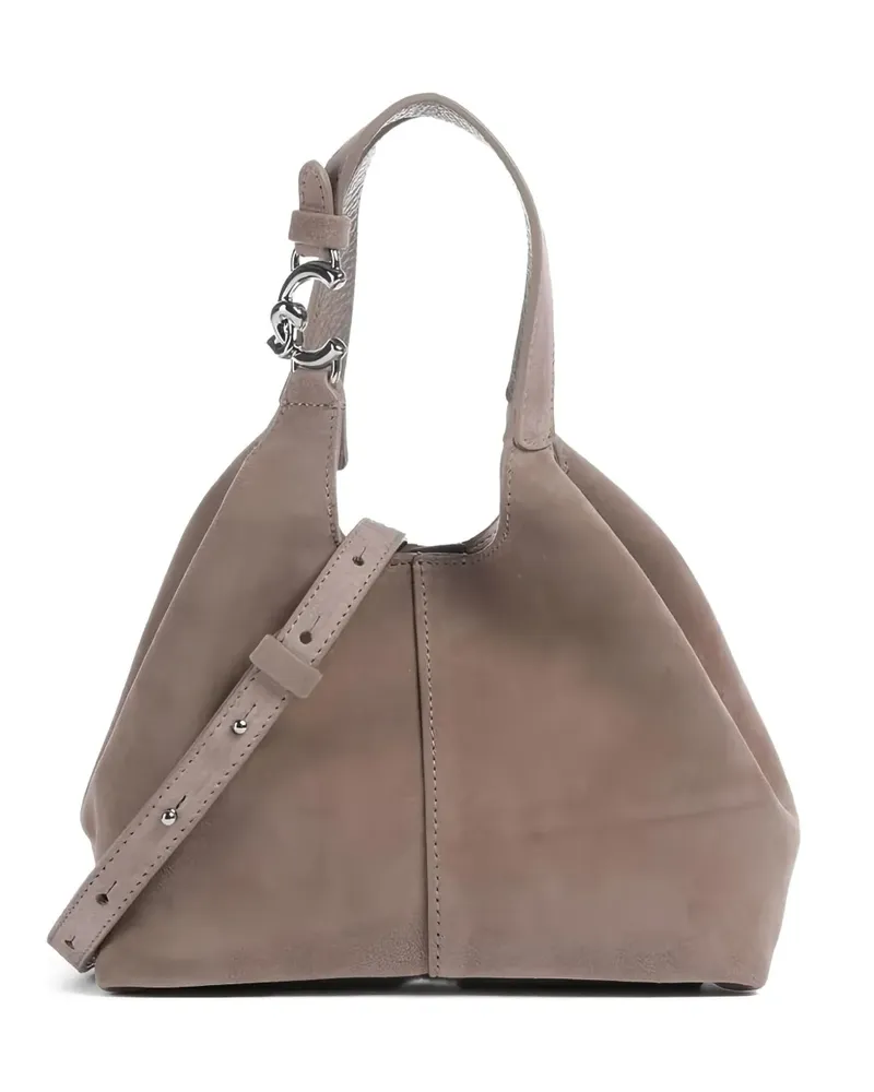 Coccinelle suede leather shoulder bag - Braun Braun