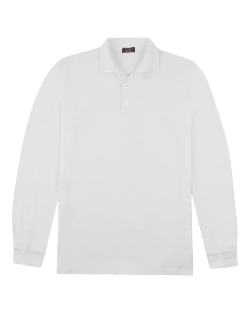 Slowear long-sleeve polo shirt - Weiß Weiß