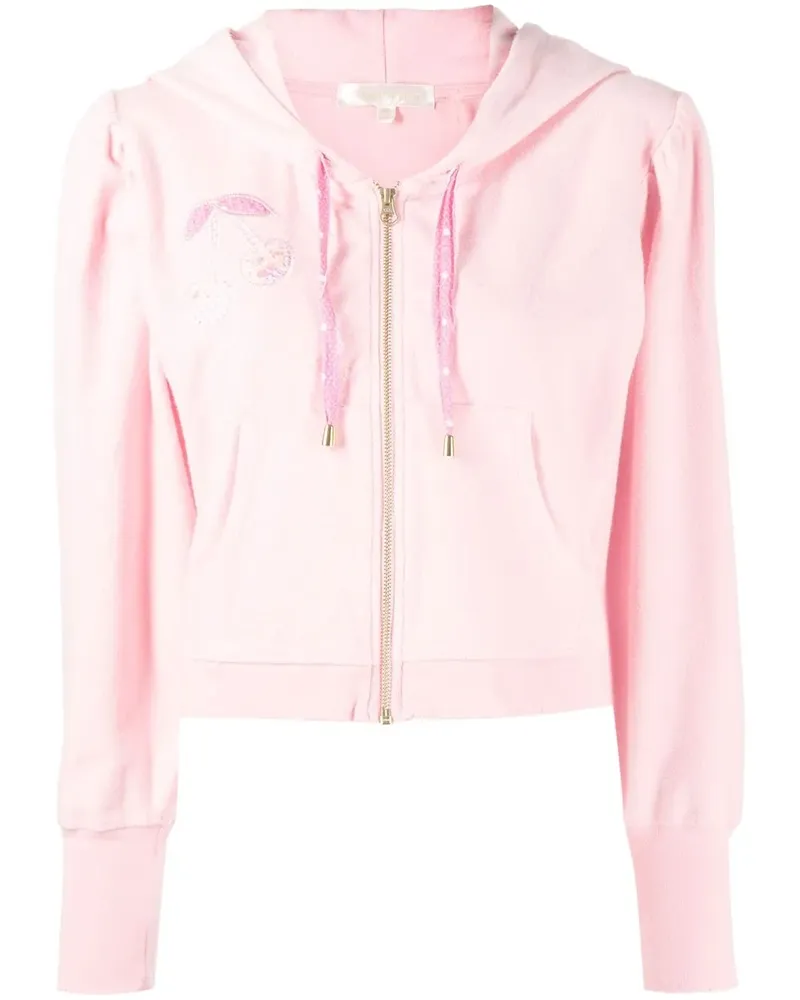 LoveShackFancy Hasana Kapuzenjacke - Rosa Rosa